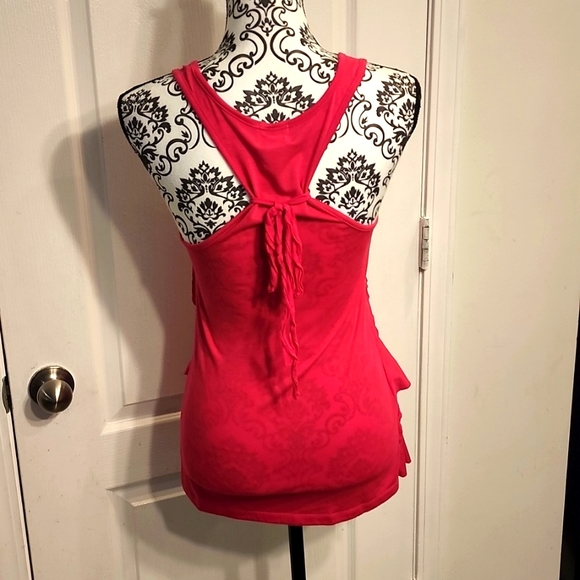 Eyelash Coture Racerback Ruffle Tank - Picture 2 of 5
